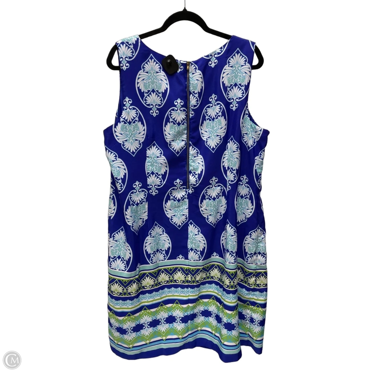 Dress Casual Short By Madison Leigh In Floral Print, Size: 2x