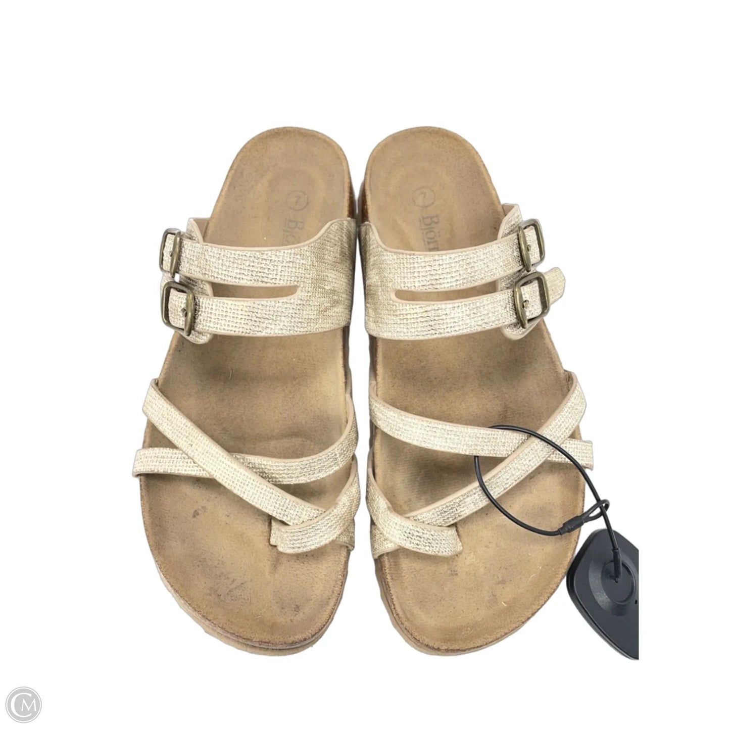 Sandals Flats By Bjorndal In Tan, Size: 7