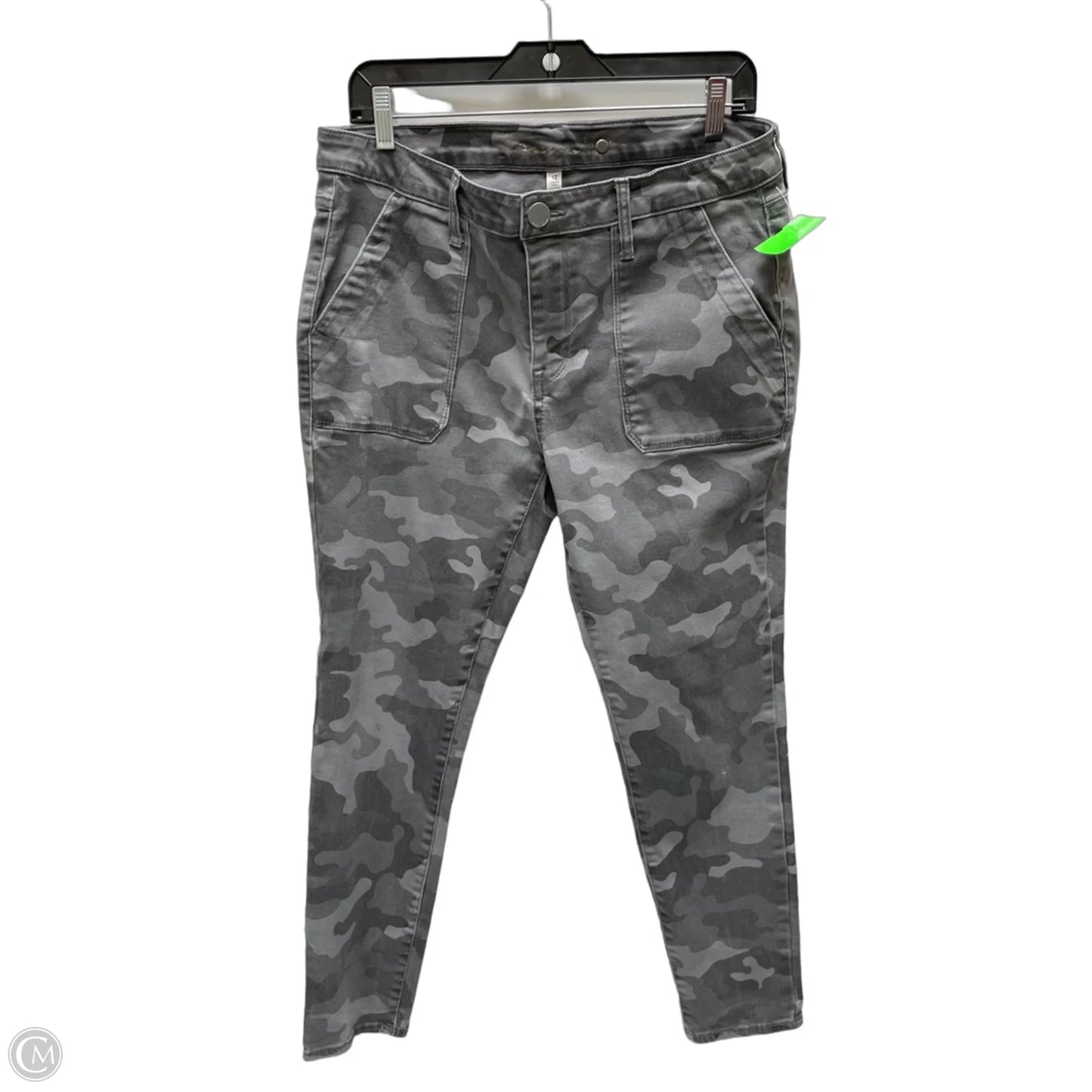Jeans Skinny By Seven 7 In Camouflage Print, Size: 12