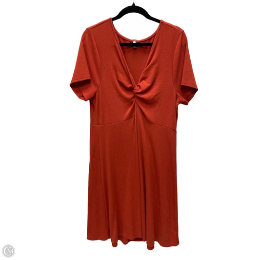 Dress Casual Short By Torrid In Orange, Size: 2x