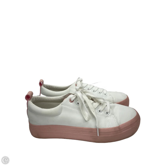 Shoes Sneakers By Clothes Mentor In Pink & White, Size: 10