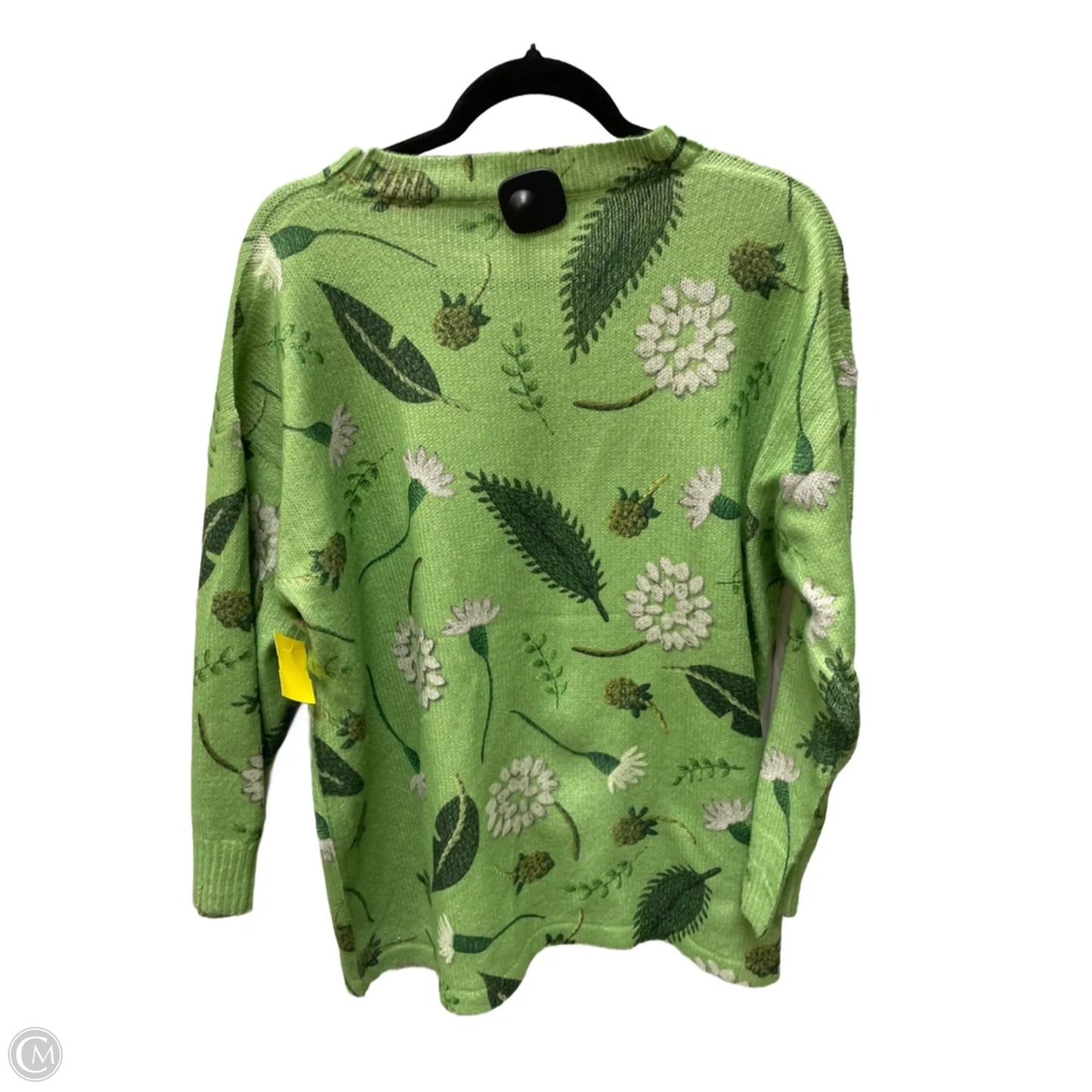 Sweater By Clothes Mentor In Floral Print, Size: Xl
