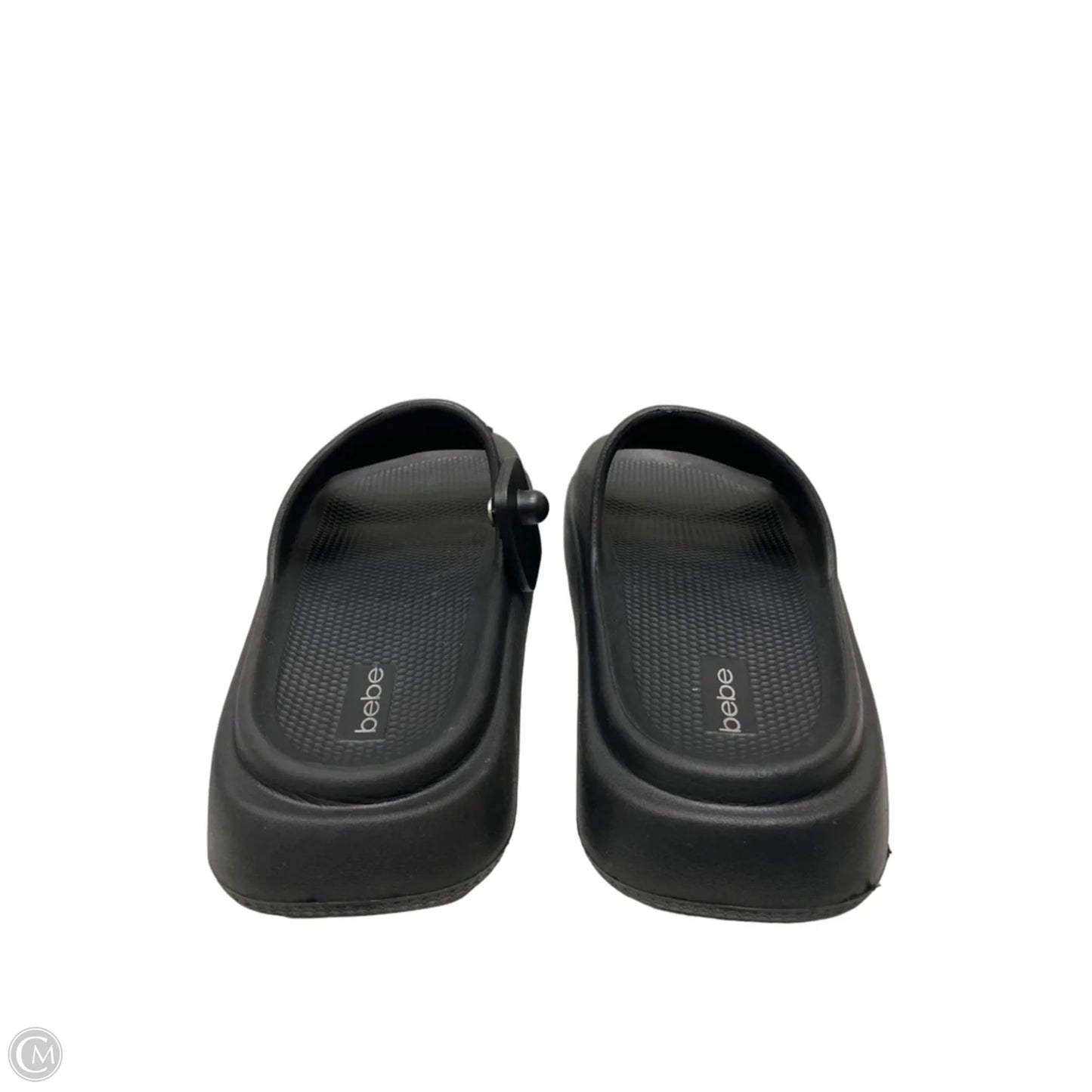 Sandals Flats By Bebe In Black, Size: 9