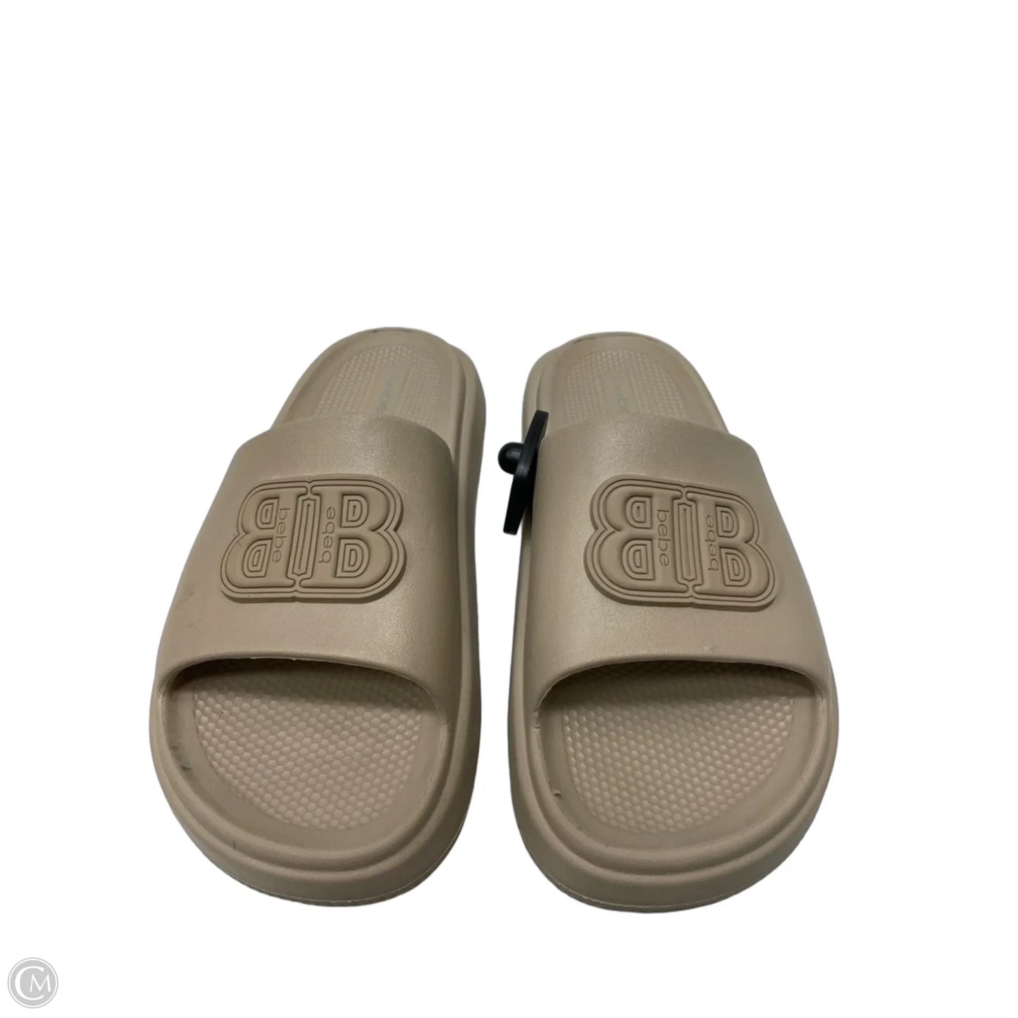 Sandals Flats By Bebe In Tan, Size: 9