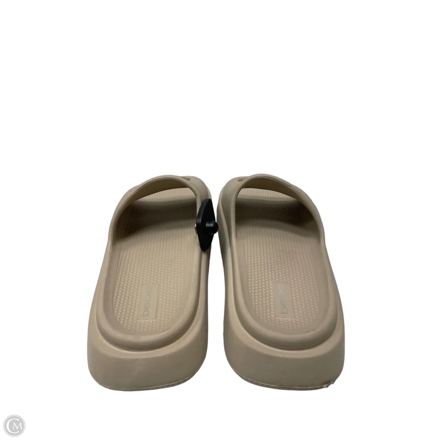 Sandals Flats By Bebe In Tan, Size: 9