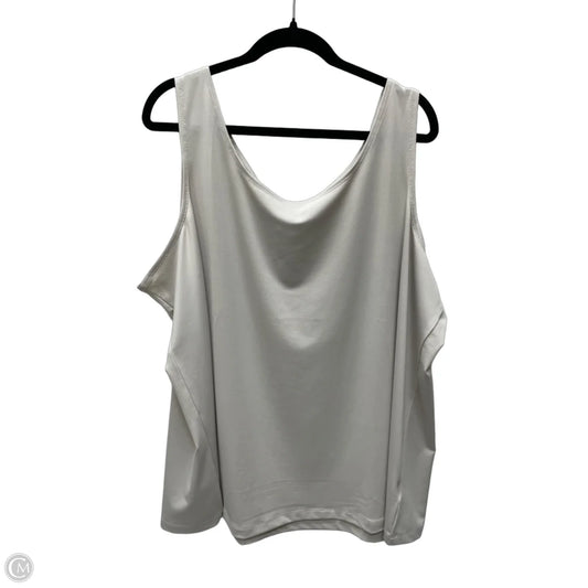 Tank Top By Susan Graver In Tan, Size: 3x