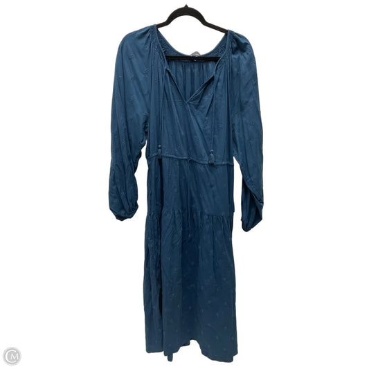 Dress Casual Maxi By Old Navy In Blue, Size: Xl