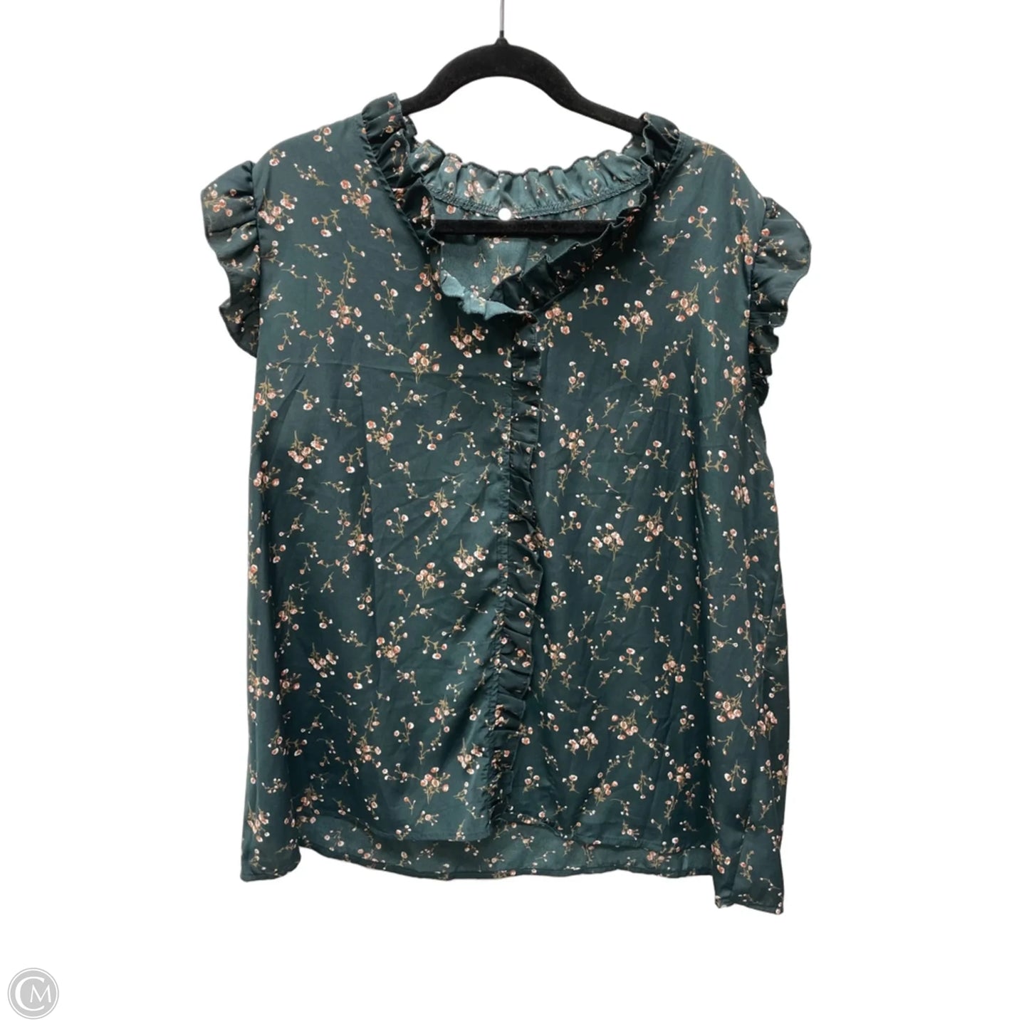 Blouse Sleeveless By Clothes Mentor In Floral Print, Size: 2x