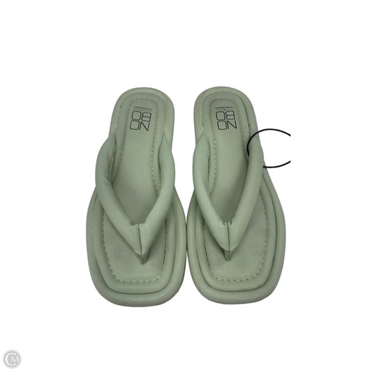 Sandals Flats By No Boundaries In Green, Size: 6