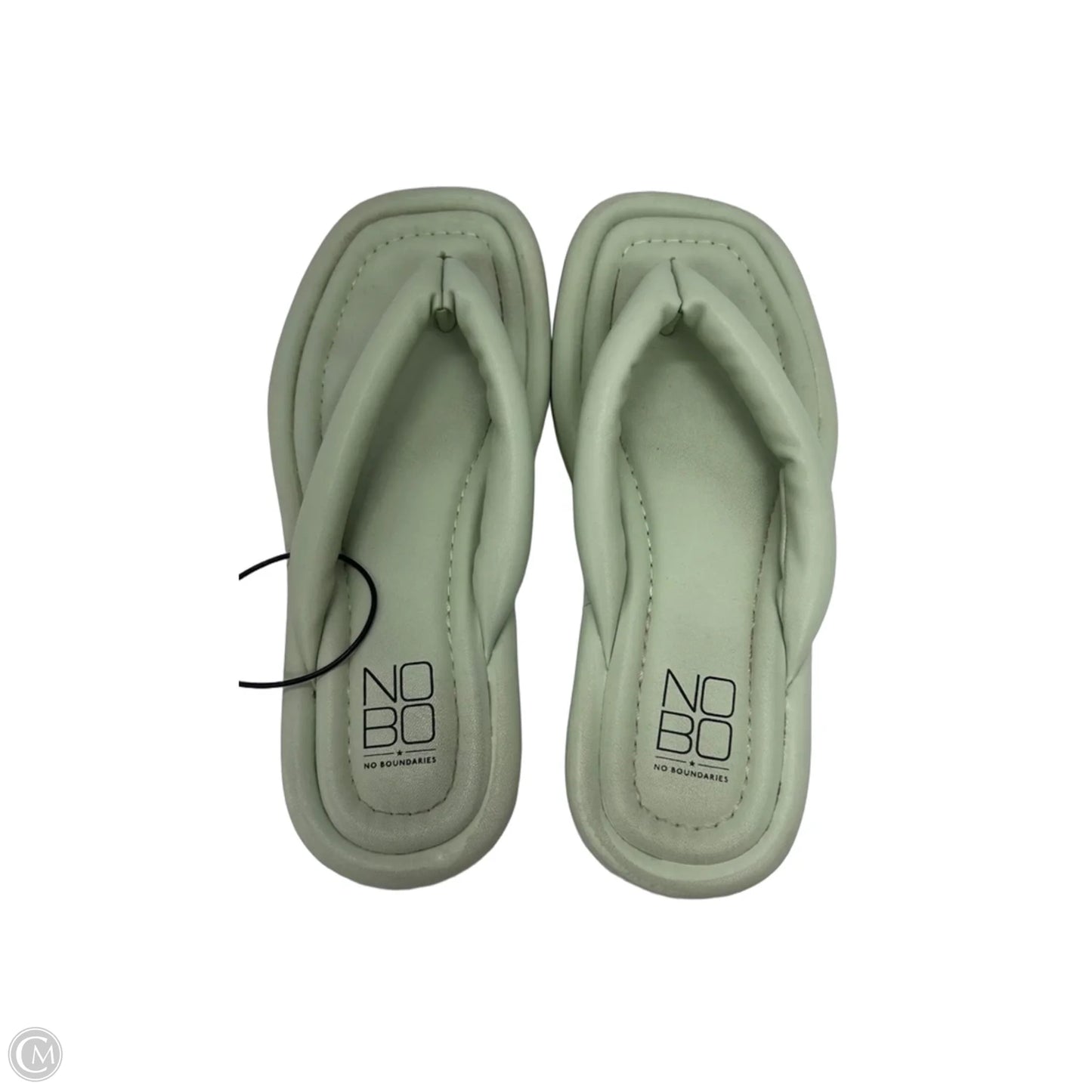Sandals Flats By No Boundaries In Green, Size: 6