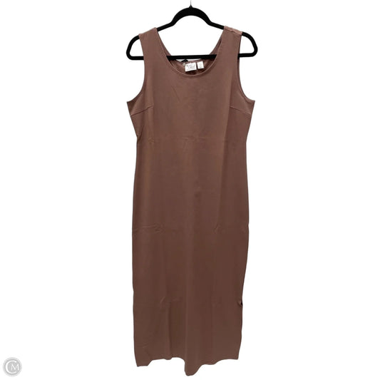 Dress Casual Maxi By Women With Control In Brown, Size: L