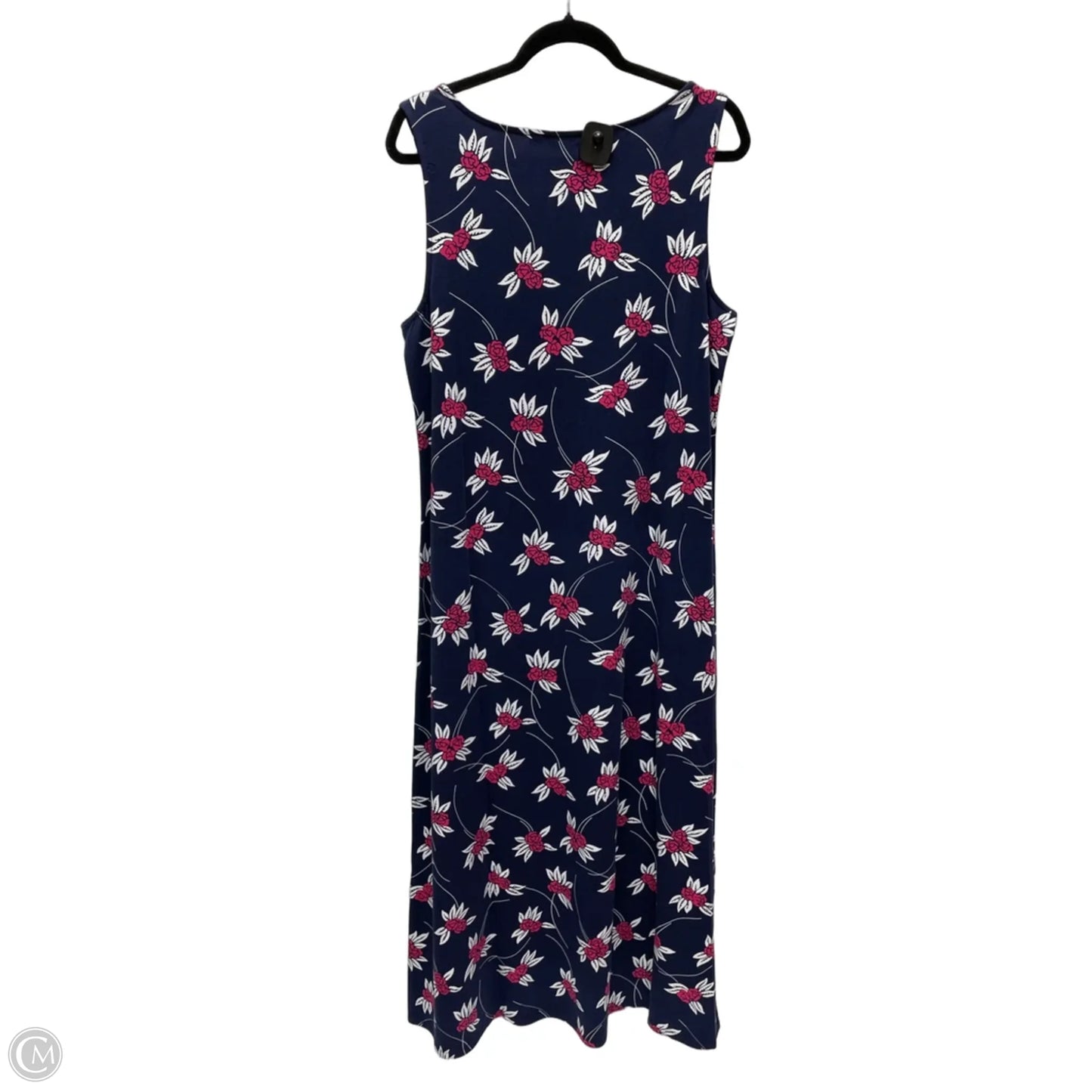 Dress Casual Maxi By Liz Claiborne In Floral Print, Size: L