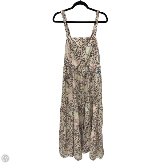 Dress Casual Midi By Knox Rose In Floral Print, Size: Xl