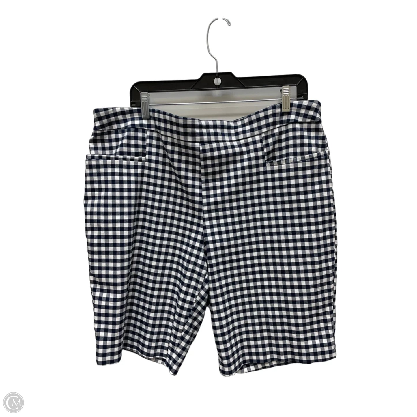 Shorts By Time And Tru In Checkered Pattern, Size: 20