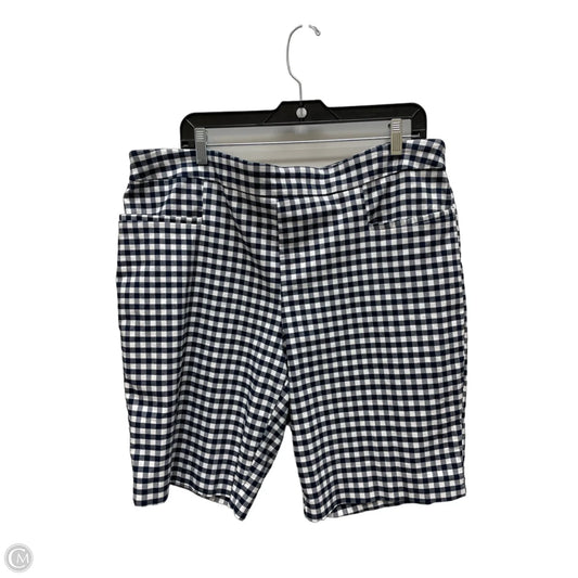 Shorts By Time And Tru In Checkered Pattern, Size: 20