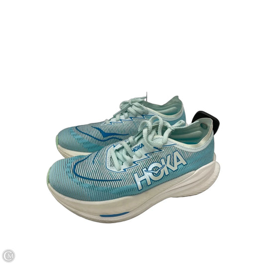 Shoes Athletic By Hoka In Blue & White, Size: 7