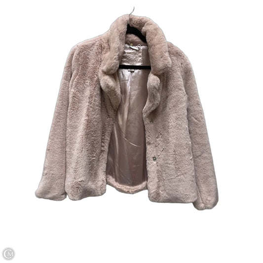 Jacket Faux Fur & Sherpa By Jou Jou In Pink, Size: M
