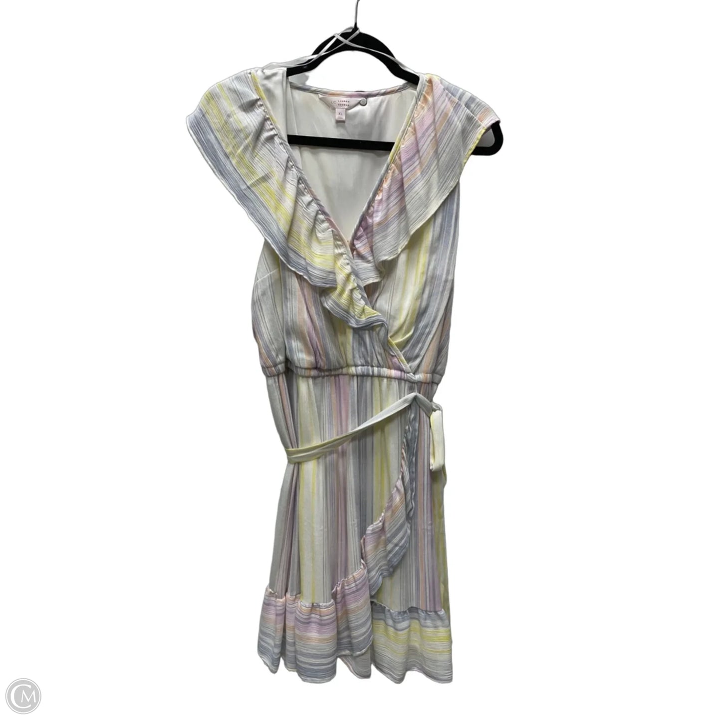 Dress Casual Short By Lc Lauren Conrad In Striped Pattern, Size: Xl