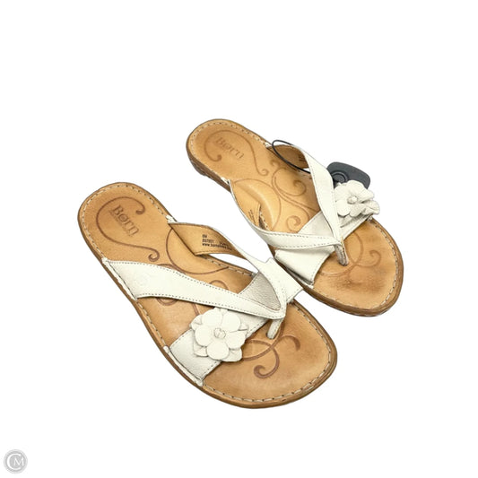 Sandals Flats By Born In Tan, Size: 8
