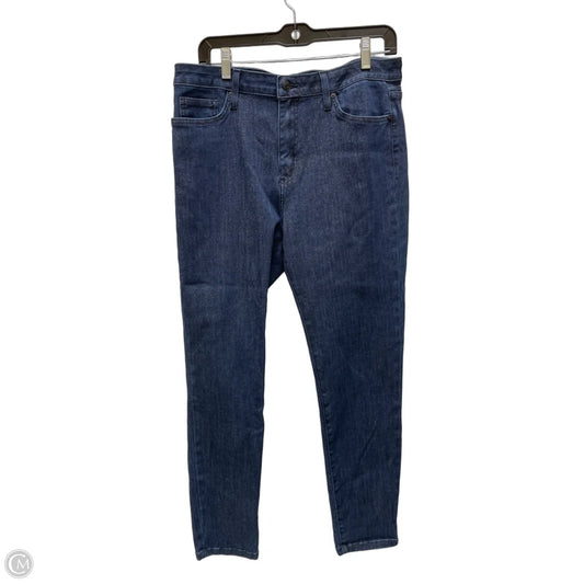 Jeans Skinny By Just Black In Blue Denim, Size: 14