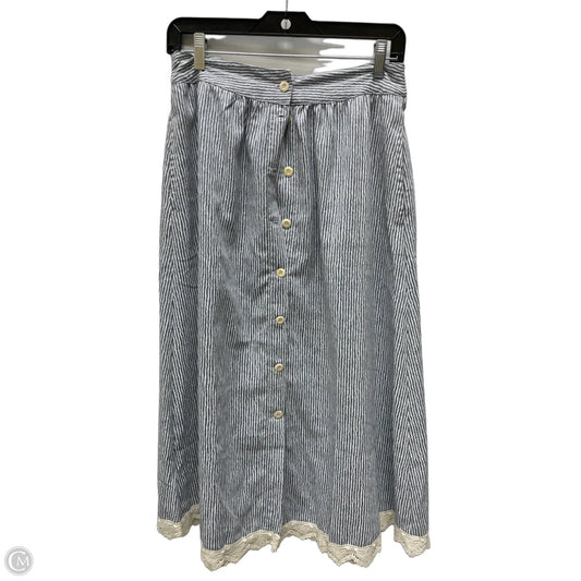 Skirt Midi By Umgee In Striped Pattern, Size: 4