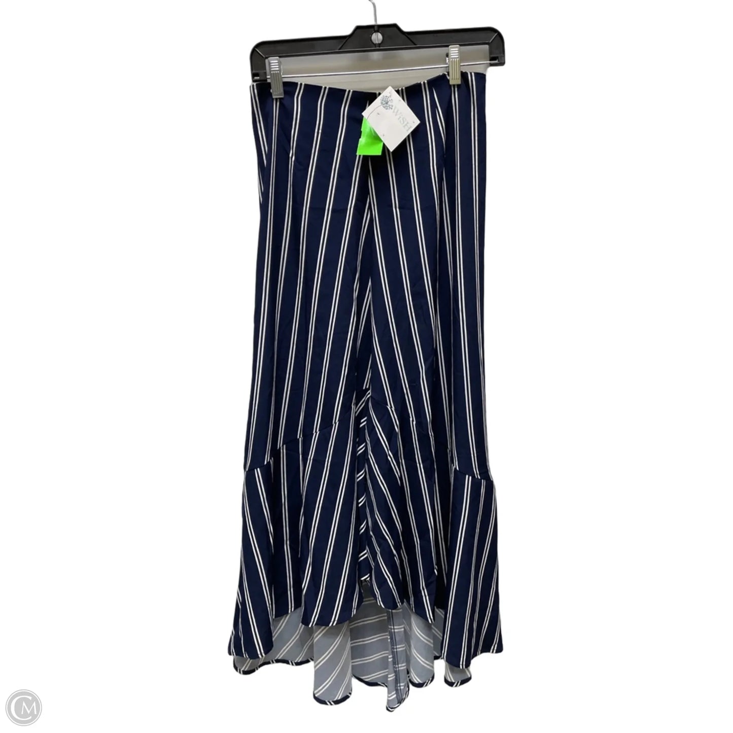 Skirt Midi By Shein In Striped Pattern, Size: 4