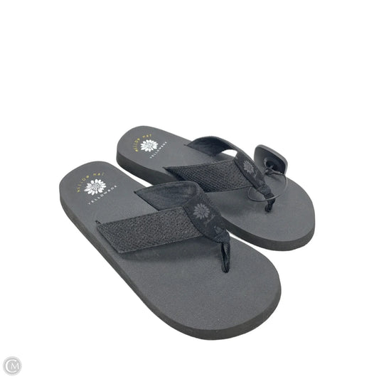 Sandals Flats By Yellow Box In Black, Size: 8.5