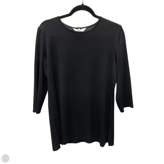 Top 3/4 Sleeve By Misook In Black, Size: L