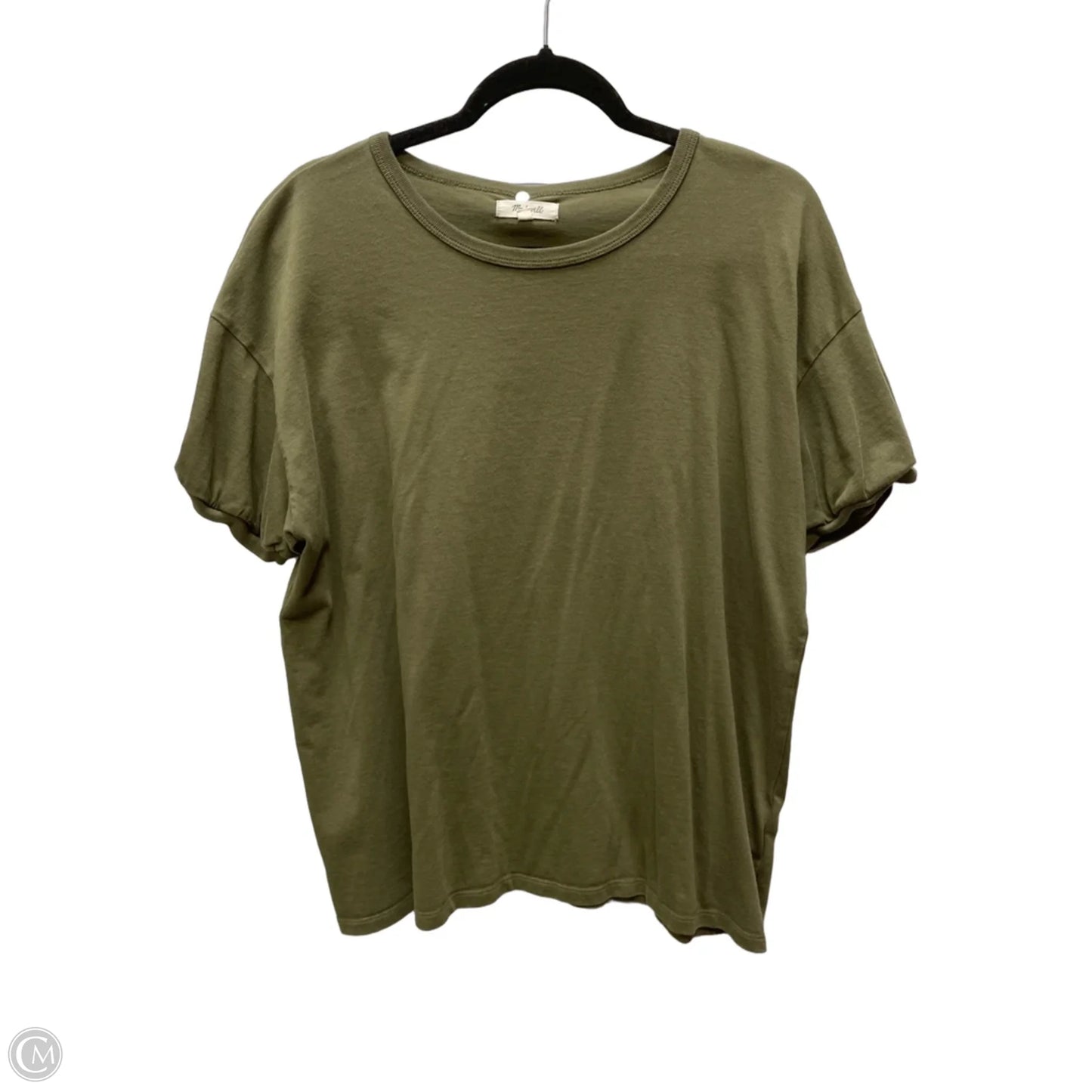 Top Short Sleeve By Madewell In Green, Size: Xl