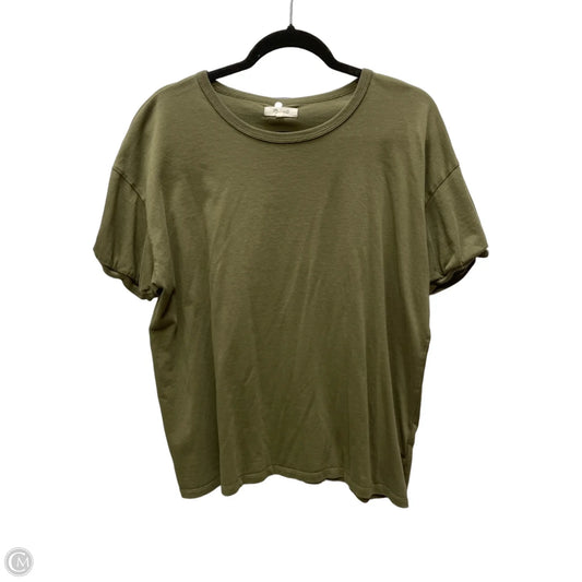 Top Short Sleeve By Madewell In Green, Size: Xl