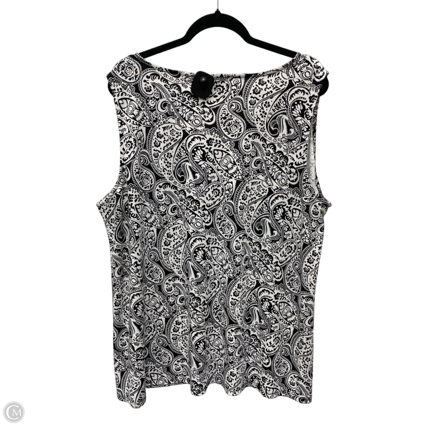 Blouse Sleeveless By Talbots In Floral Print, Size: 3x