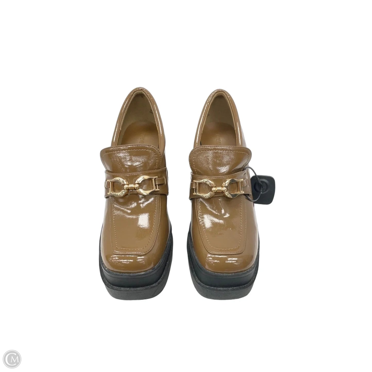 Shoes Heels Block By Forever 21 In Brown, Size: 9.5