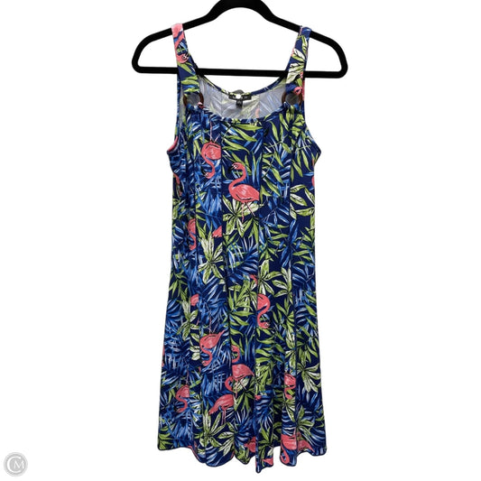 Dress Casual Short By Sami & Jo In Floral Print, Size: L