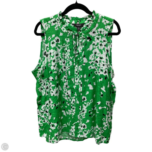 Top Short Sleeve By Simply Vera In Floral Print, Size: Xl