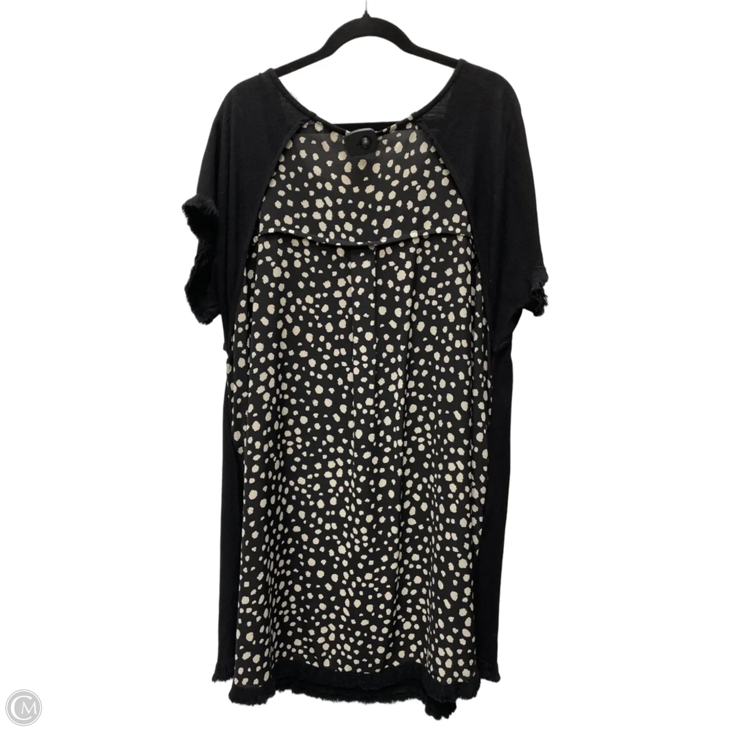 Dress Casual Short By Umgee In Black & Tan, Size: Xl