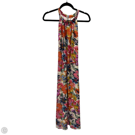 Dress Casual Maxi By Maggy London In Floral Print, Size: M