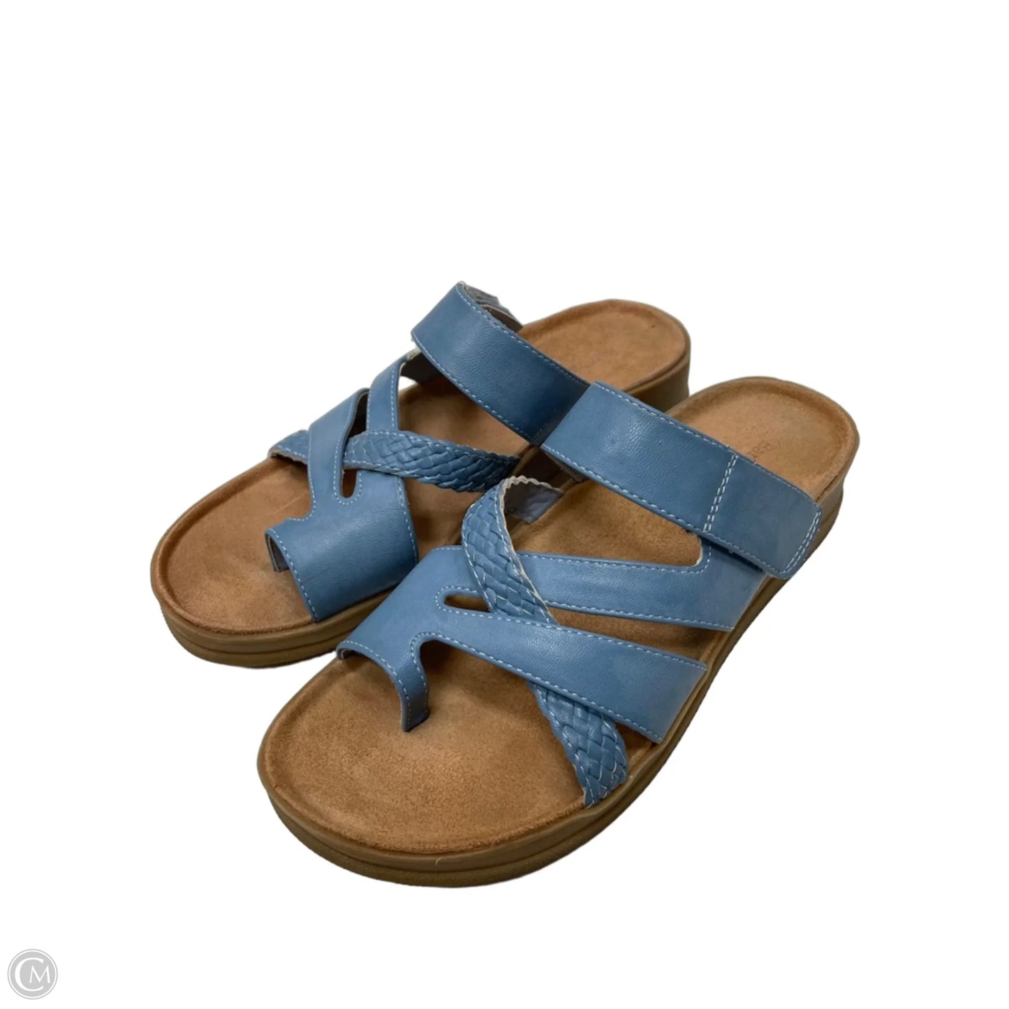 Sandals Flats By Bare Traps In Blue, Size: 6