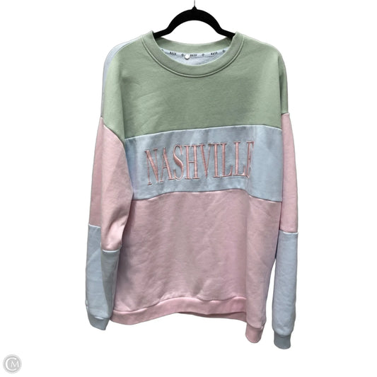 Sweatshirt Crewneck By Cmc In Multi-colored, Size: Xl
