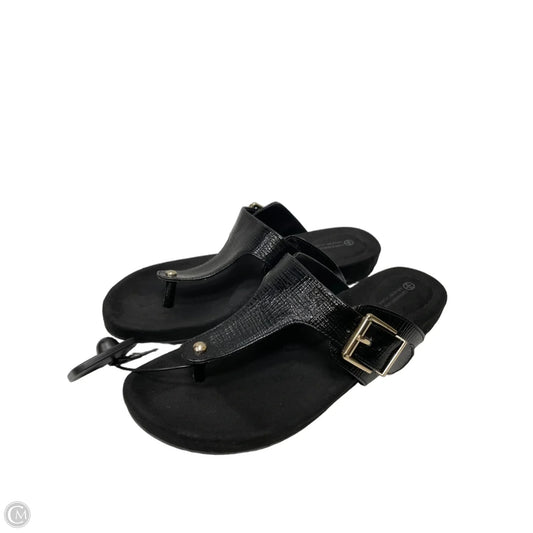 Sandals Flats By Giani Bernini In Black, Size: 7.5