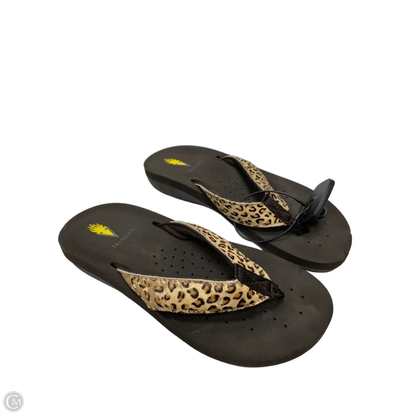 Sandals Flats By Volatile In Brown, Size: 7