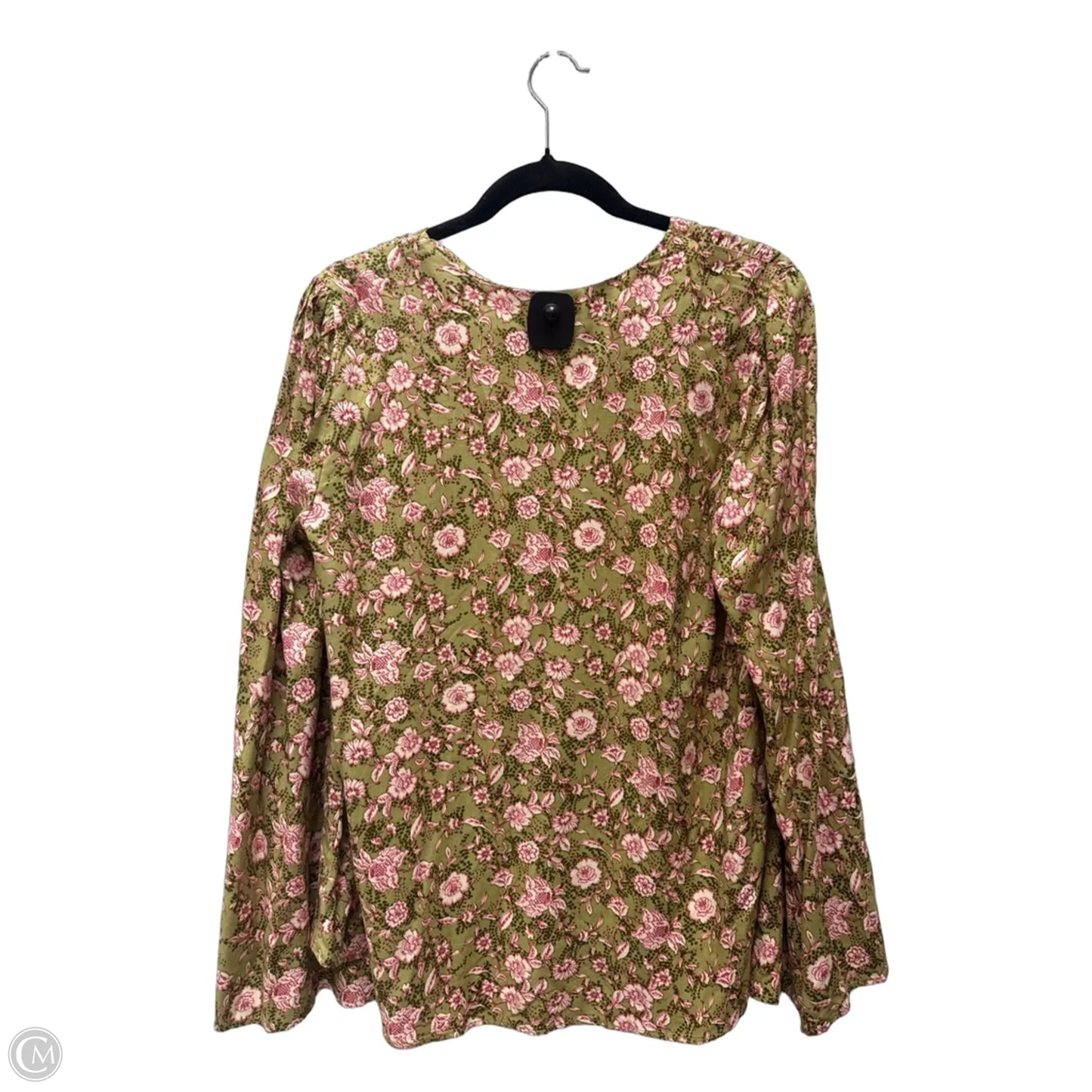 Top Long Sleeve By Jessica Simpson In Floral Print, Size: M