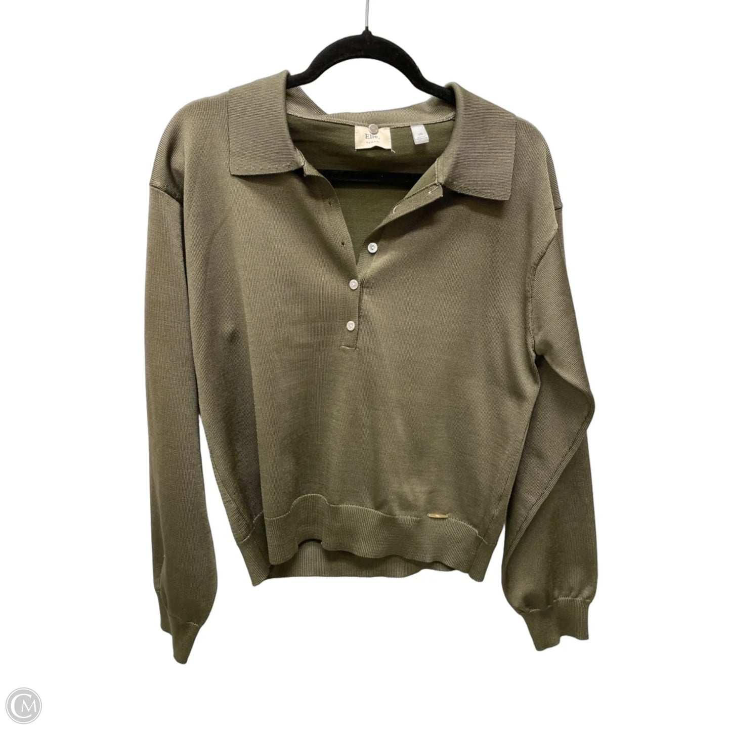 Sweater By Tahari In Green, Size: L