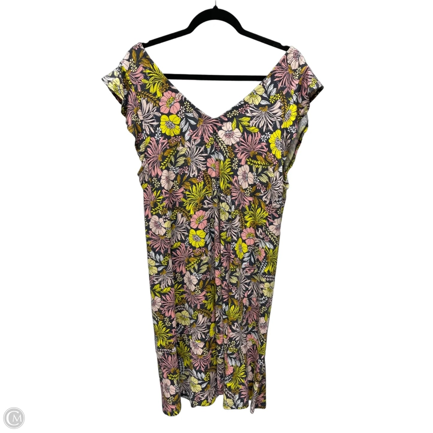 Dress Casual Short By Loft In Floral Print, Size: L