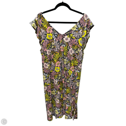 Dress Casual Short By Loft In Floral Print, Size: L