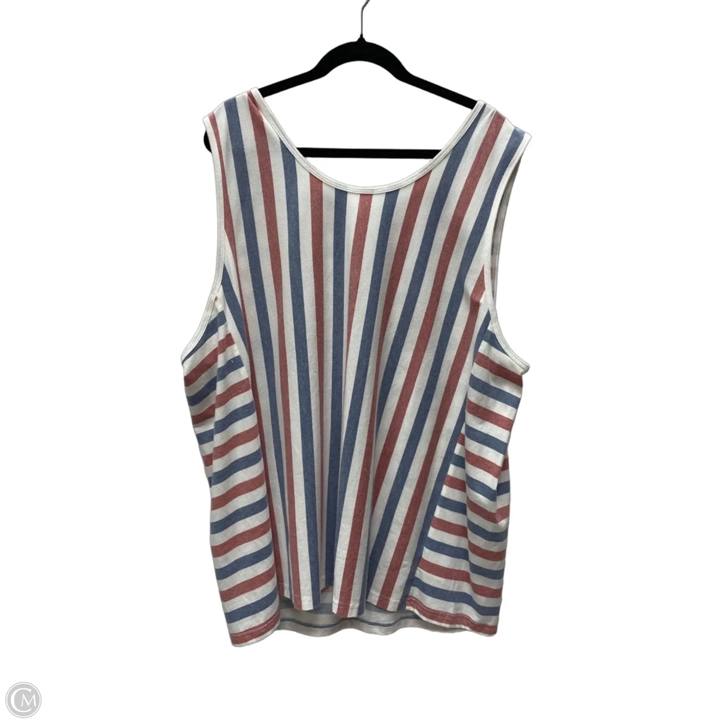 Top Sleeveless By Clothes Mentor In Striped Pattern, Size: 2x