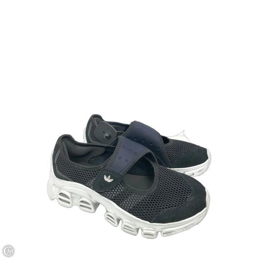 Shoes Sneakers By Adidas In Black & Grey, Size: 8.5