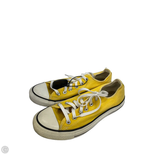 Shoes Sneakers By Converse In Yellow, Size: 9