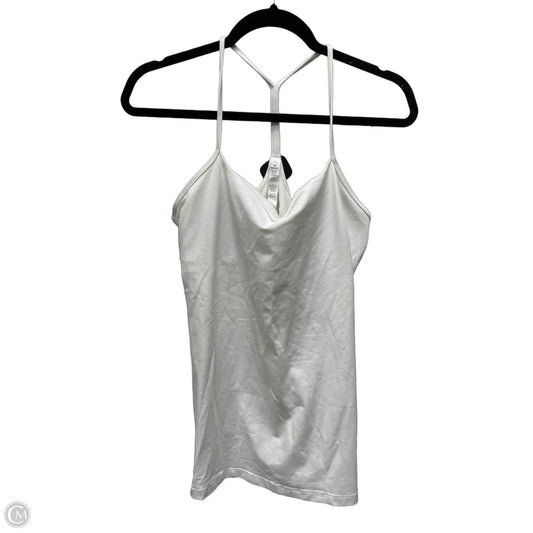Athletic Tank Top By Lululemon In White, Size: L