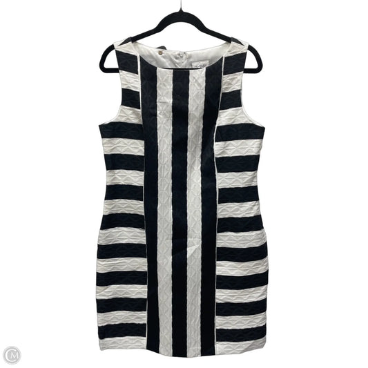 Dress Work By J. TAYLOR  In Black & White, Size: L