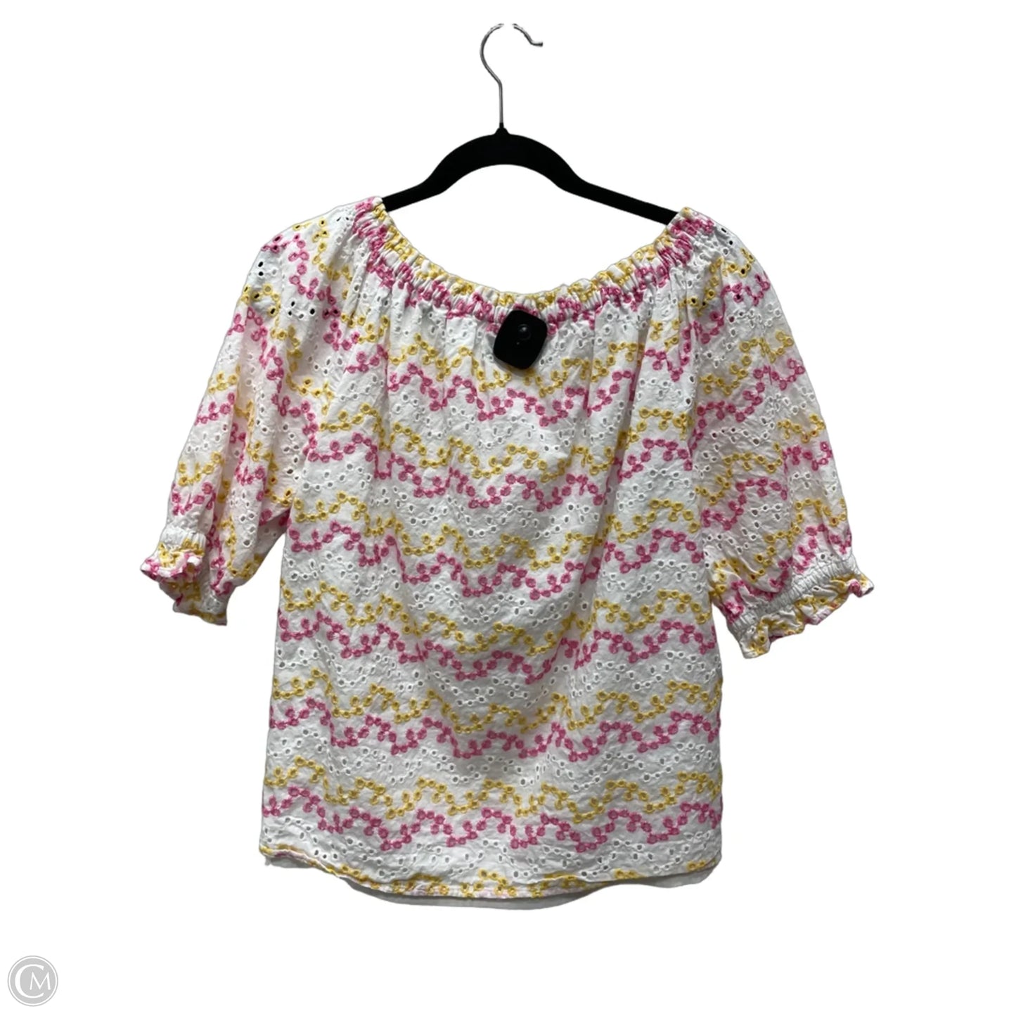 Top Short Sleeve By Tommy Hilfiger In Floral Print, Size: S